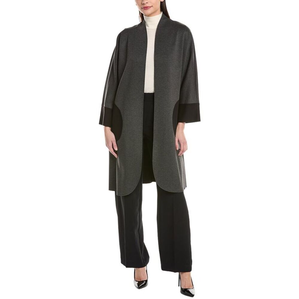 Joseph Ribkoff Womens  Scuba Cardigan, Grey